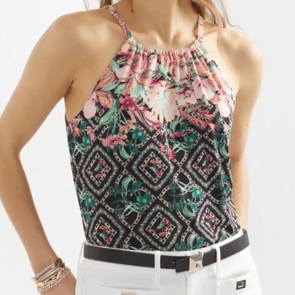 White House Black Market Tops - WHBM Matte Jersey Halter Top, Size M, NWT